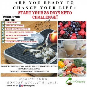 KETO CHALLENGE AUGUST 2018